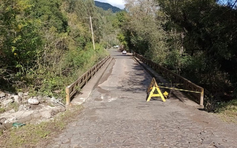 Ponte do Moreira está interditada até a sexta-feira (4)