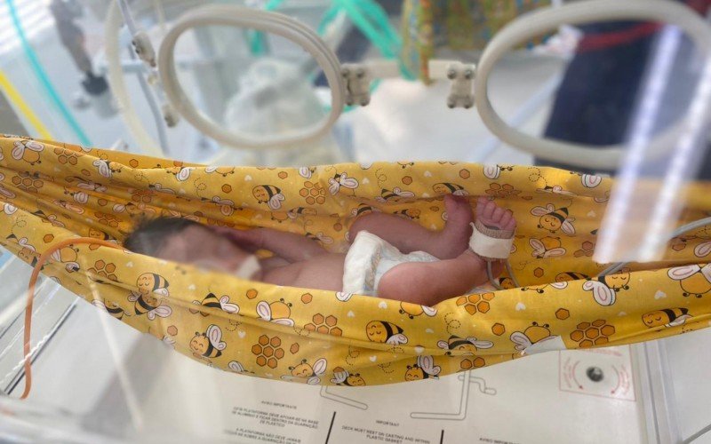 Redes de descanso para bebês estão sendo instaladas na UTI Neonatal do Hospital Centenário