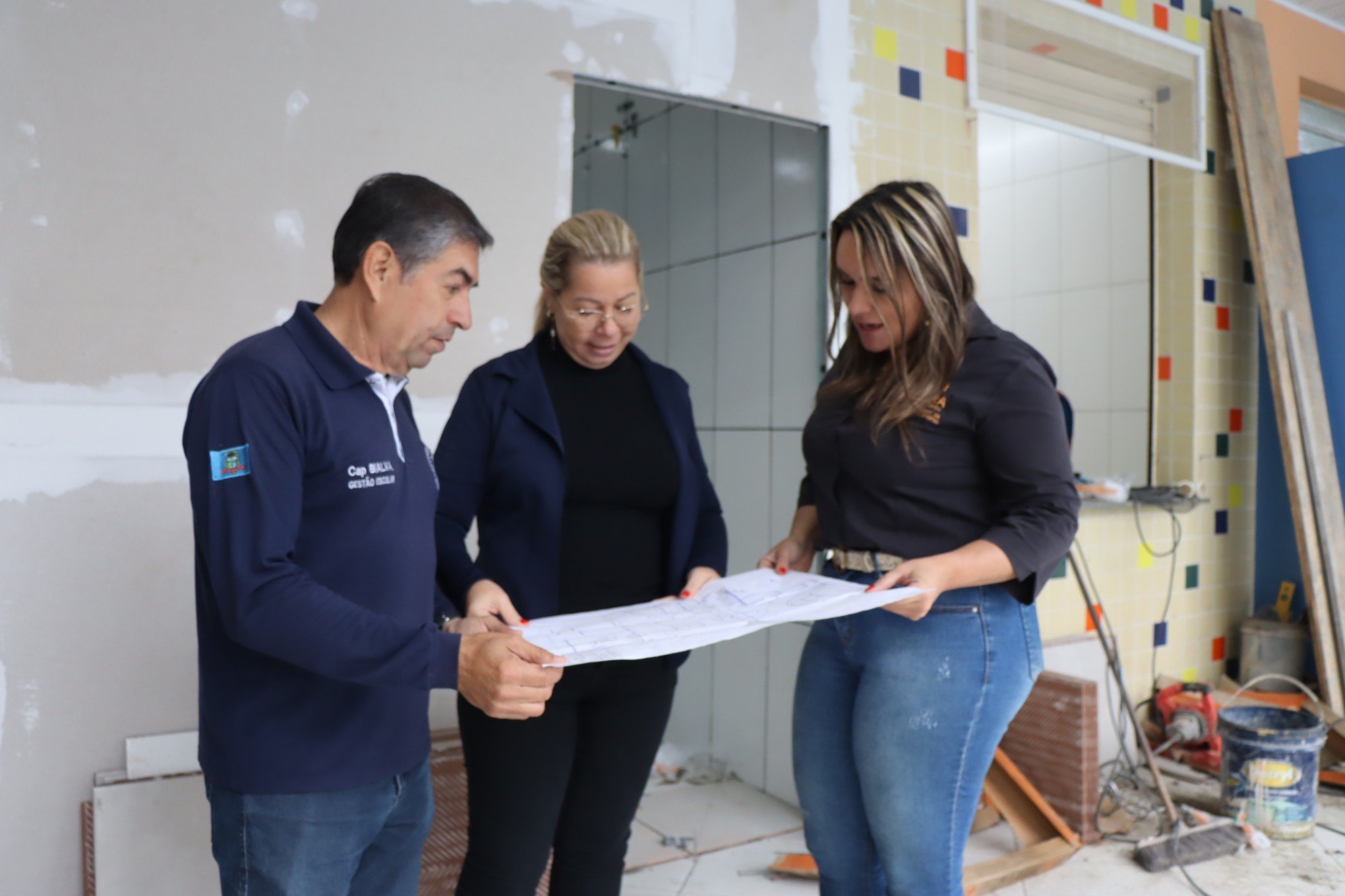 Escola CÃ­vico-Militar de Taquara Ã© reformada