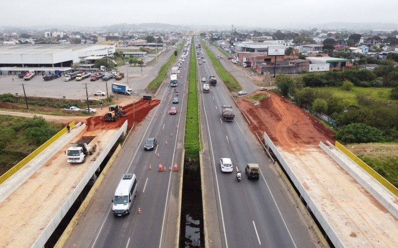 Dnit trabalha para terminar desvio no trecho da ponte do Rio dos Sinos | Jornal NH