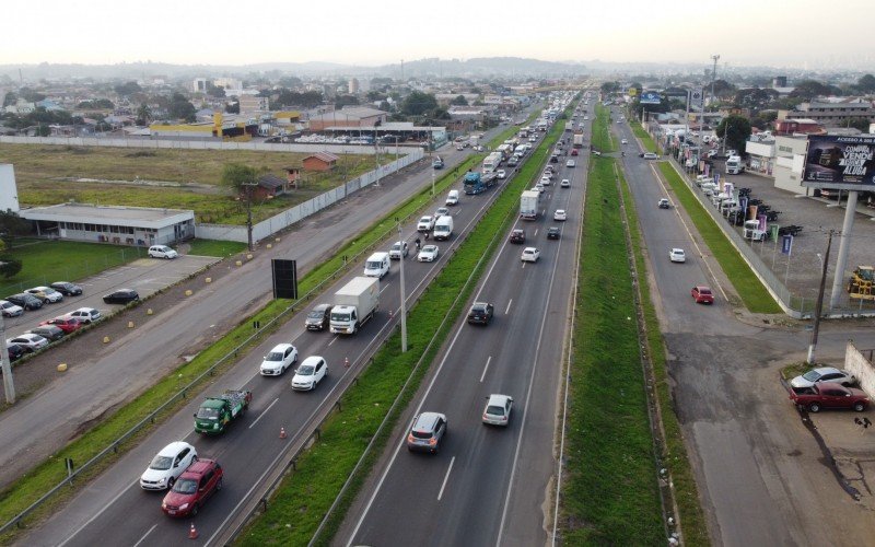 BR-116, entre Novo Hamburgo e São Leopoldo | Jornal NH