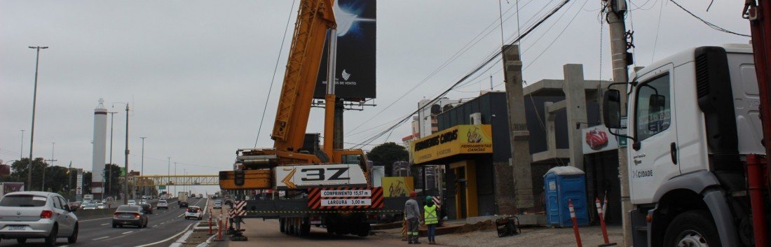 Construção de passarela da Major Sezefredo avança mais uma etapa