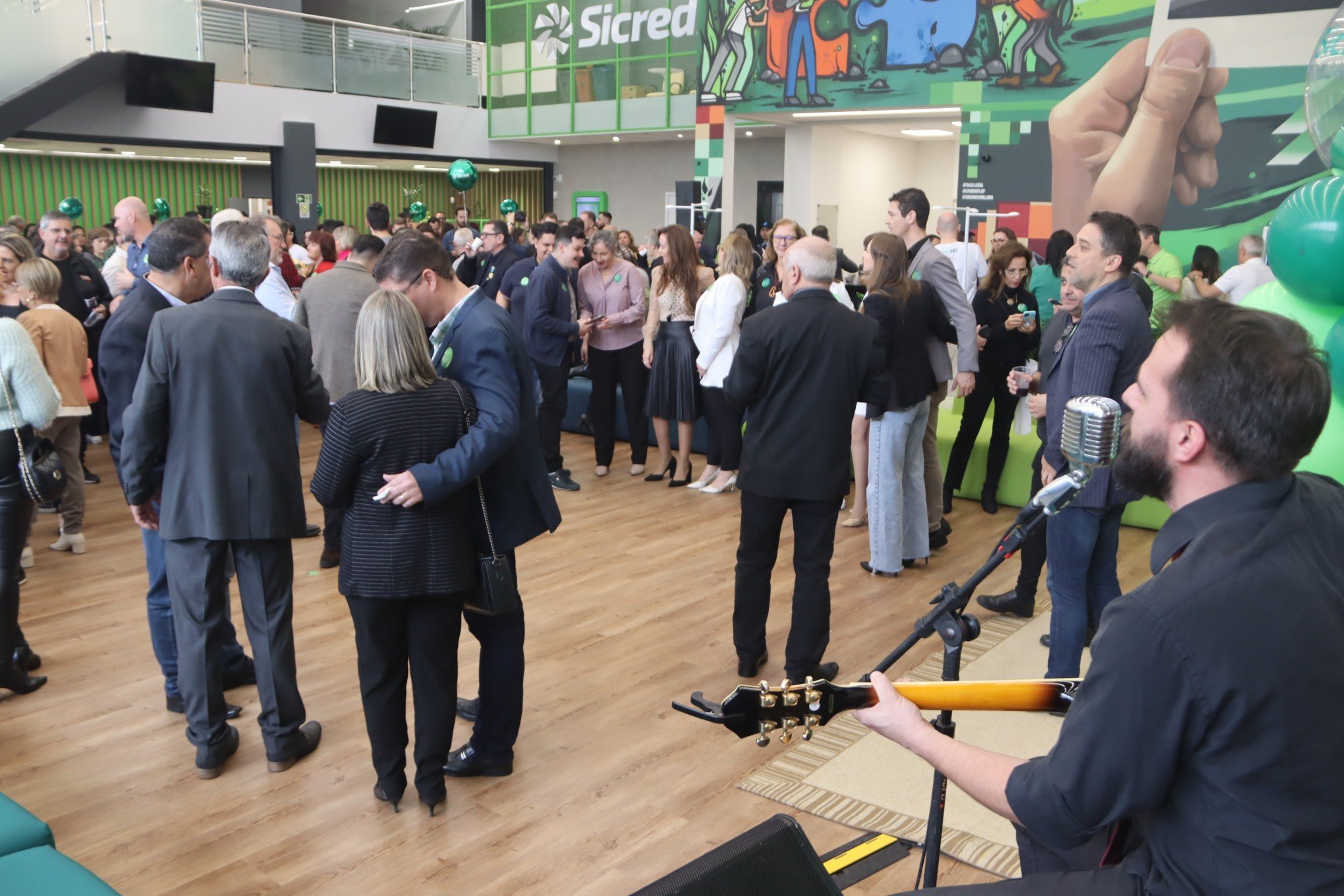 InauguraÃ§Ã£o espaÃ§o Sicredi Feitoria 