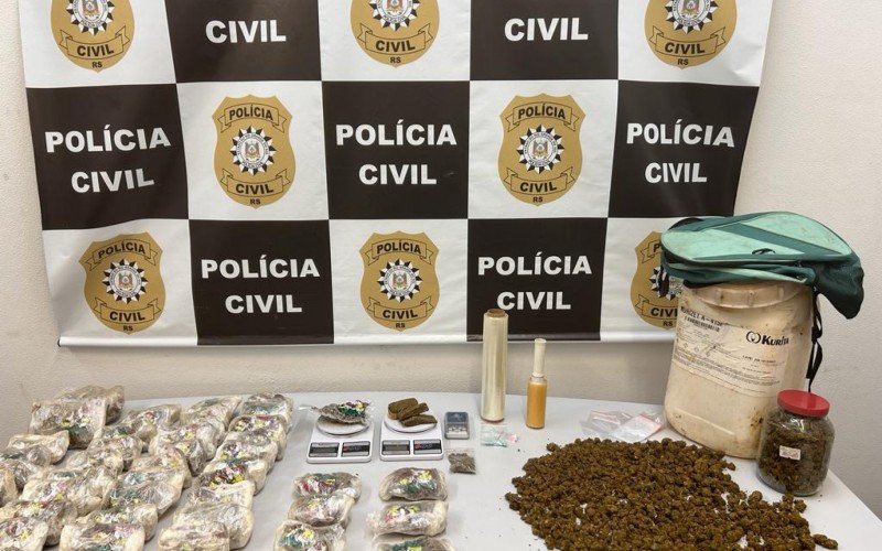 Drogas apreendidas durante a operaÃ§Ã£o NÃ£o MatarÃ¡s no bairro Canudos