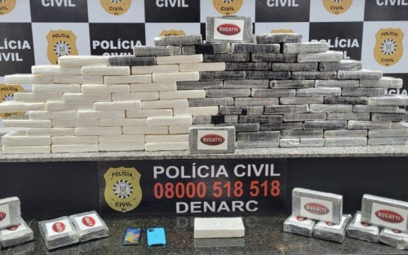 Montante de 116 kg de cocaína abasteceria pontos de tráfico por meses, segundo a Polícia Civil | Jornal NH