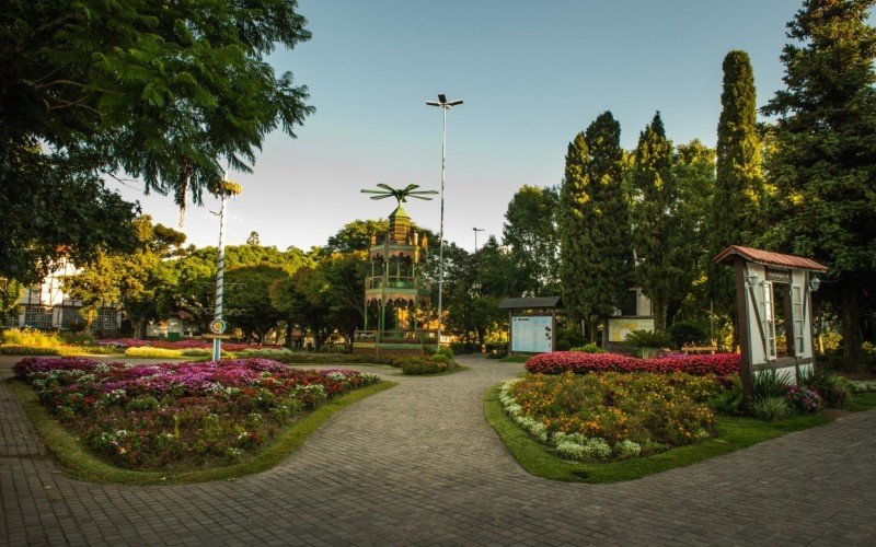 Praça das Flores é um dos atrativos de Nova Petrópolis | Jornal NH