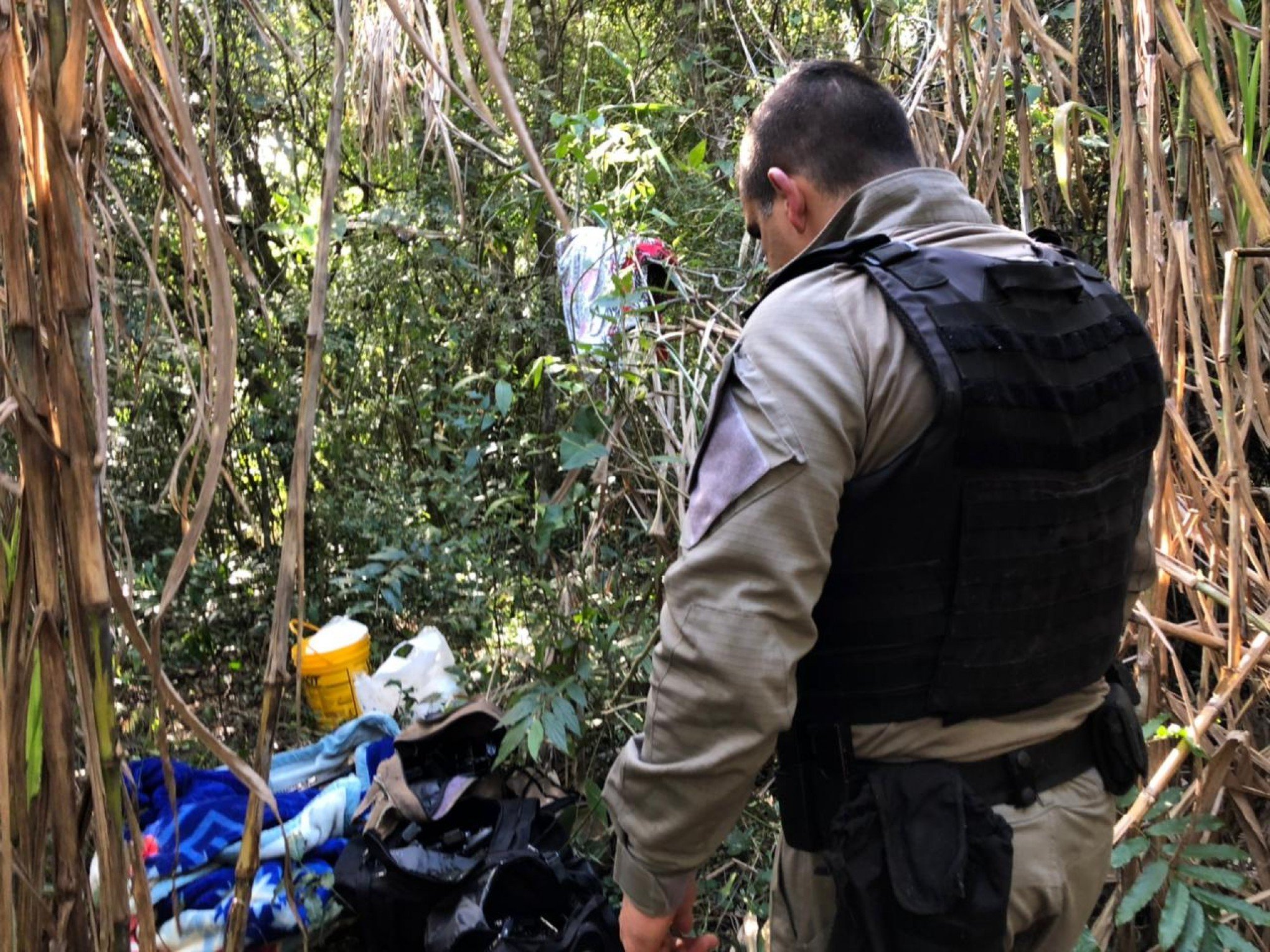 Mais de 70 armas são encontradas enterradas em propriedade rural de Santo Antônio da Patrulha