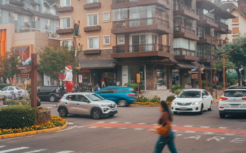 Movimentação de turistas em Gramado