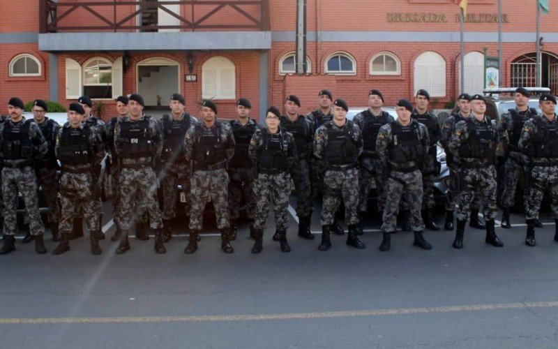 Reforço no policiamento de Gramado pela Brigada Militar durante o Festival de Cinema