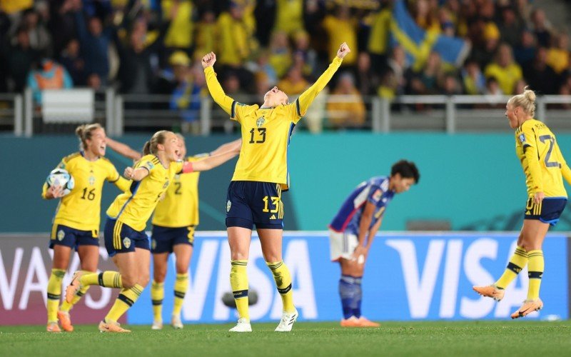 Seleção sueca comemora vaga à semifinal | abc+