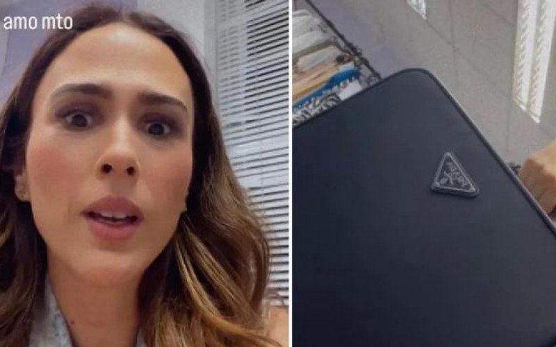 Tatá Werneck fica chocada com presente que ganhou de Reiner Cadete | Jornal NH