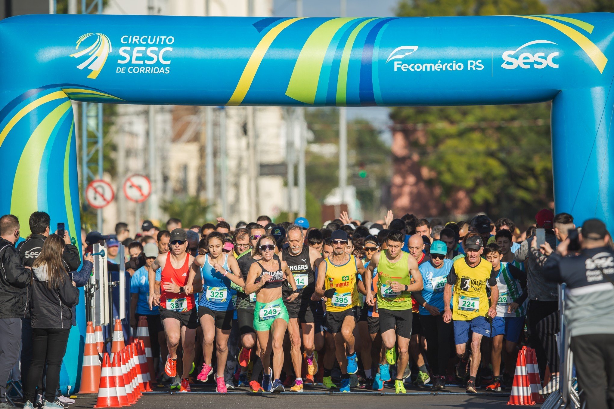Mais de 600 pessoas correram o Circuito Sesc em São Leopoldo; confira os vencedores