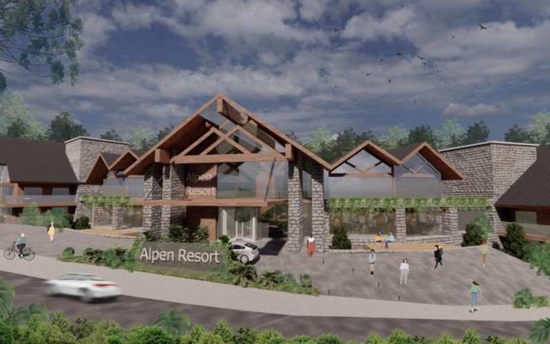 Projeto do Alpen Resort, em Canela | Jornal NH