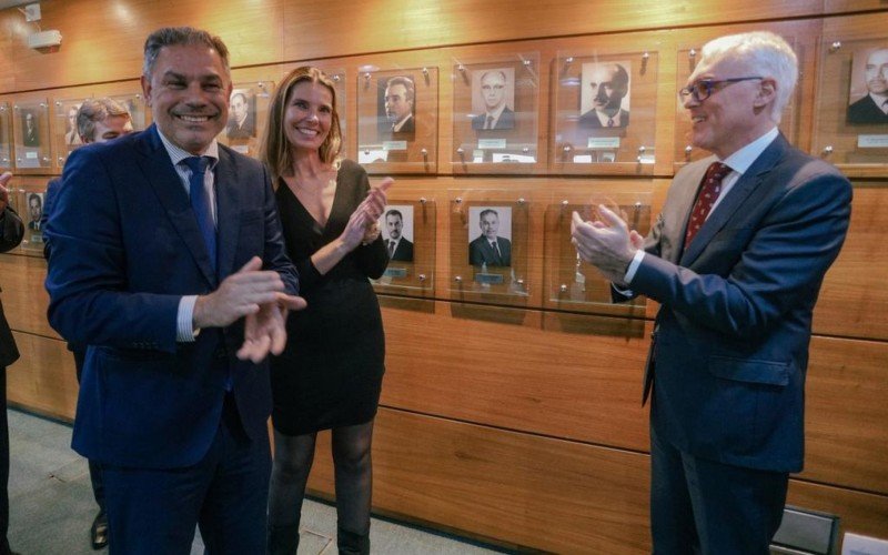 Descerramento da fotografia oficial de Marcelo Dornelles na galeria dos ex-procuradores-gerais de Justiça | Jornal NH