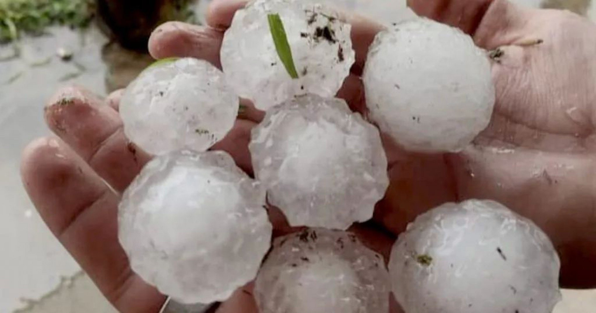 PREVISÃO DO TEMPO: Granizo em pelo menos seis regiões do RS; fenômeno deve se repetir nesta quinta