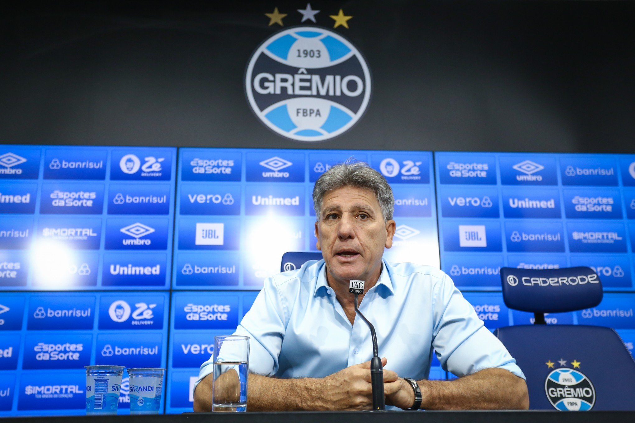 Renato Gaúcho fala de cobrança ao elenco do Grêmio: "Um erro que não podemos cometer"