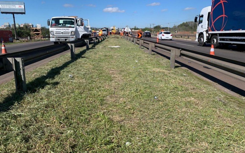 Canteiro central de trecho da rodovia serÃƒÂ¡ removido para criaÃƒÂ§ÃƒÂ£o da terceira faixa 