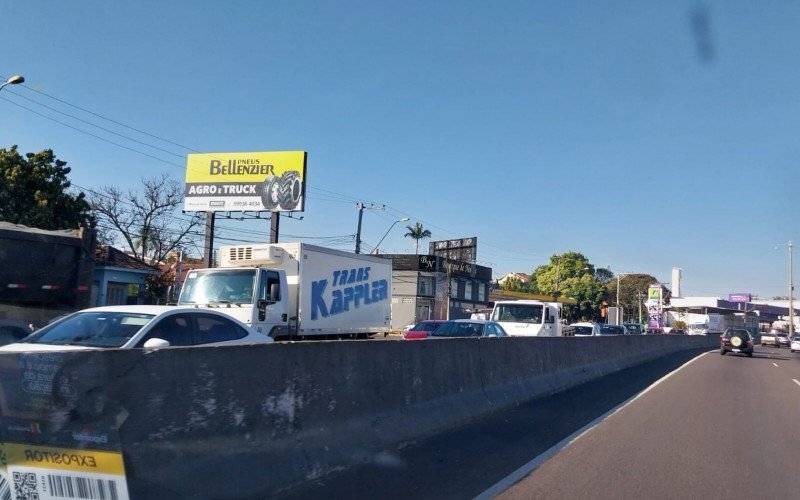 BR-116: Obras causam lentidÃ£o em trechos de SÃ£o Leopoldo nesta terÃ§a-feira 