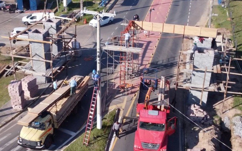 Pórtico de entrada deve estar pronto até o final do ano