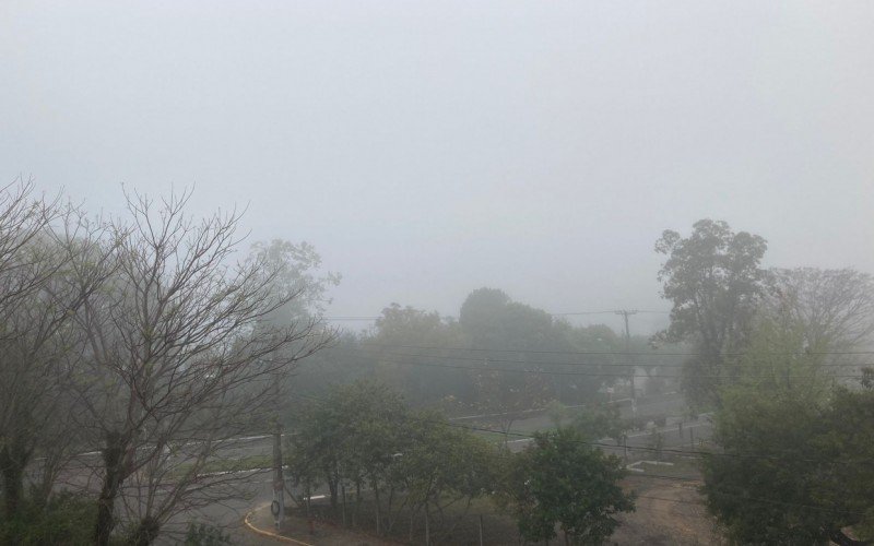 Novo Hamburgo amanheceu coberta por neblina nesta sexta-feira (1º) | Jornal NH
