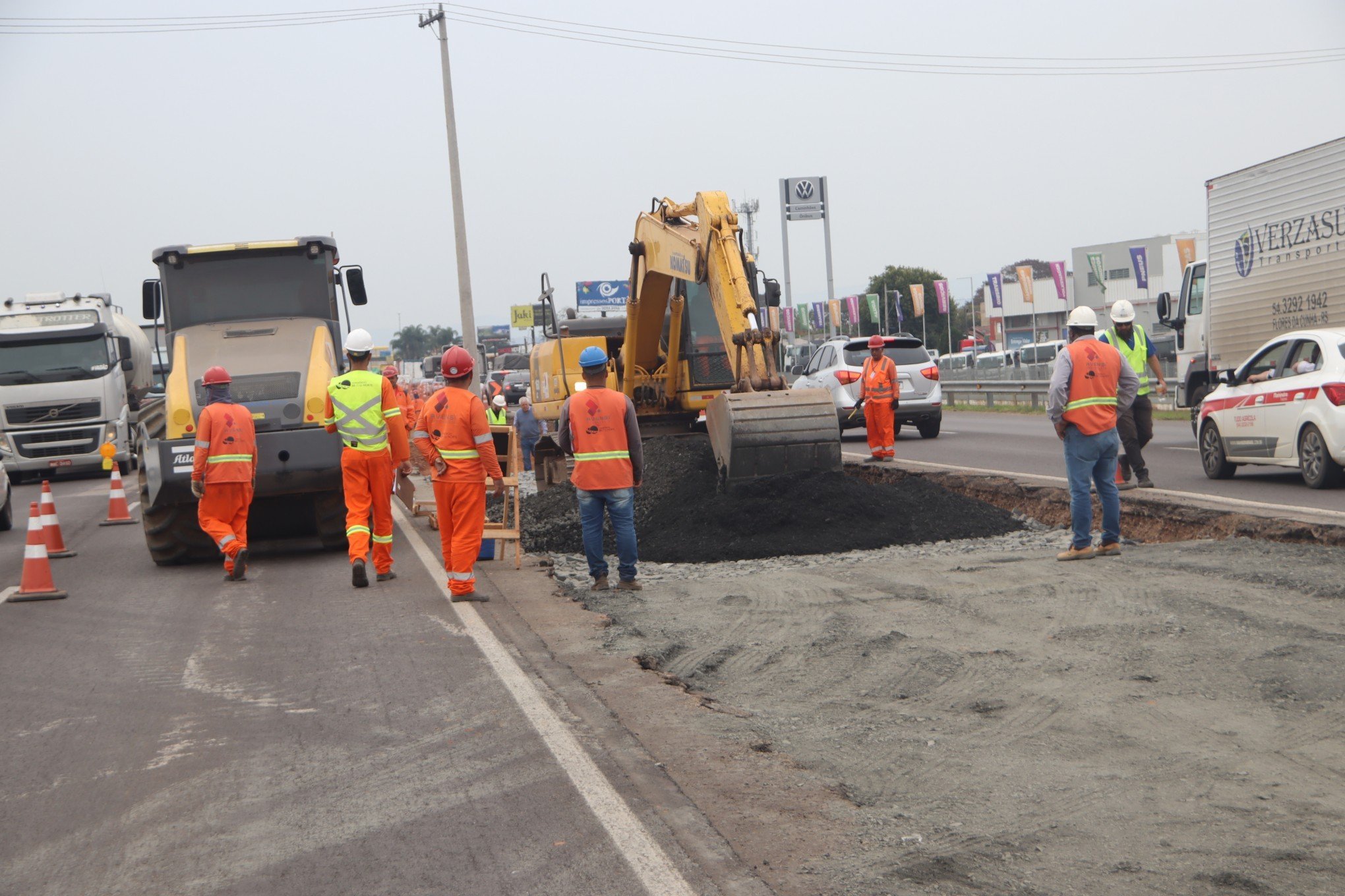 Obras e congestionamento na BR-116 nesta sexta-feira (1Âº) 