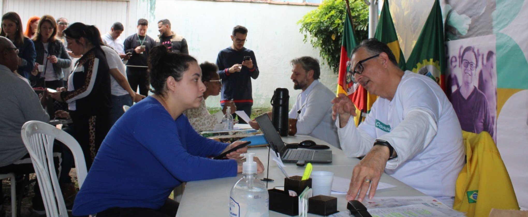 Prefeitura na Rua promove recadastramento de usuários SUS para o programa Canoas + Saúde