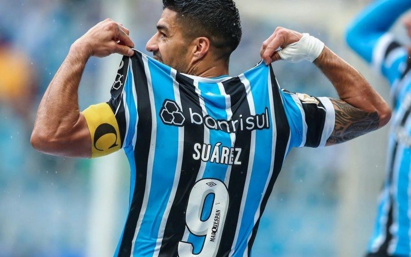 Luis Suárez abriu o placar para o Grêmio contra o Cuiabá neste domingo | Jornal NH