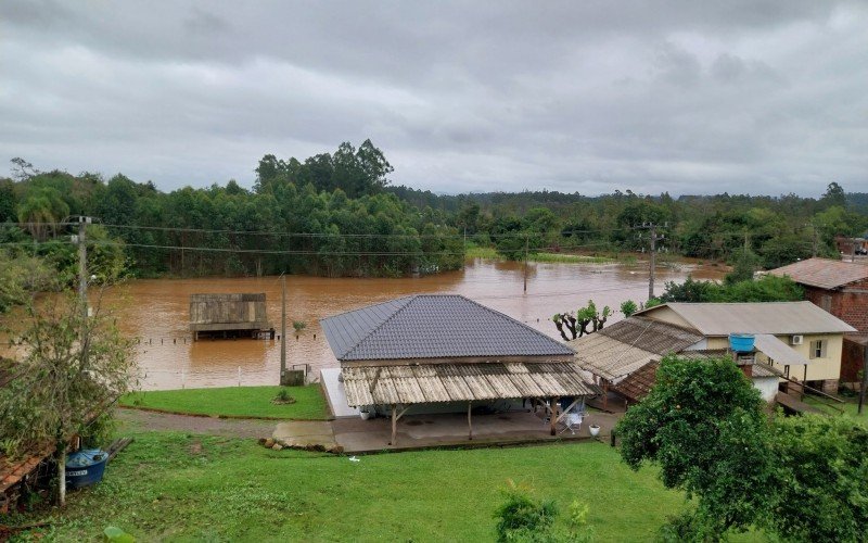 Bairro Rio Branco, em SÃ£o SebastiÃ£o do CaÃ­, Ã s margens da RS-122