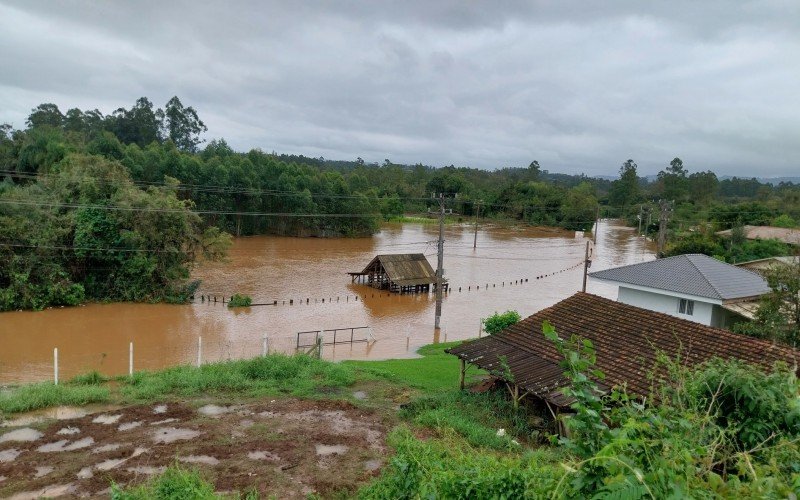 Bairro Rio Branco, em SÃ£o SebastiÃ£o do CaÃ­, Ã s margens da RS-122