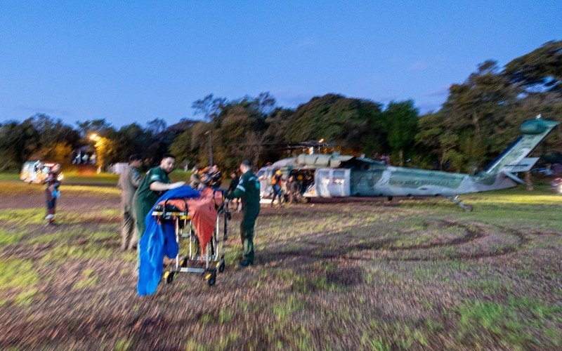 Cenas do resgate dos atingidos pela enchente no Vale do Taquari