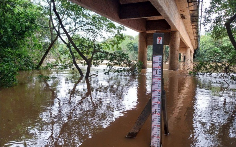 NÃ­vel do Rio dos Sinos em Campo Bom