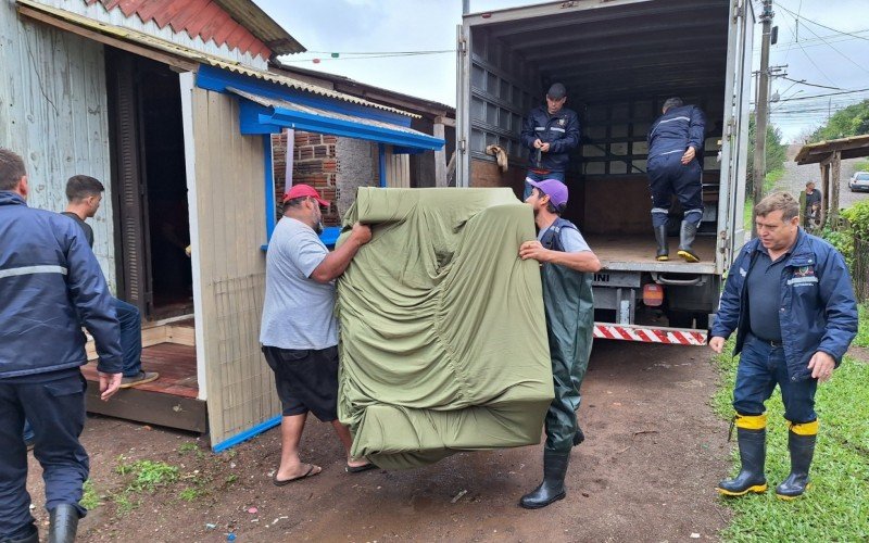 Chuva em Taquara causa alagamentos, deslizamentos e remoÃ§Ã£o de moradores
