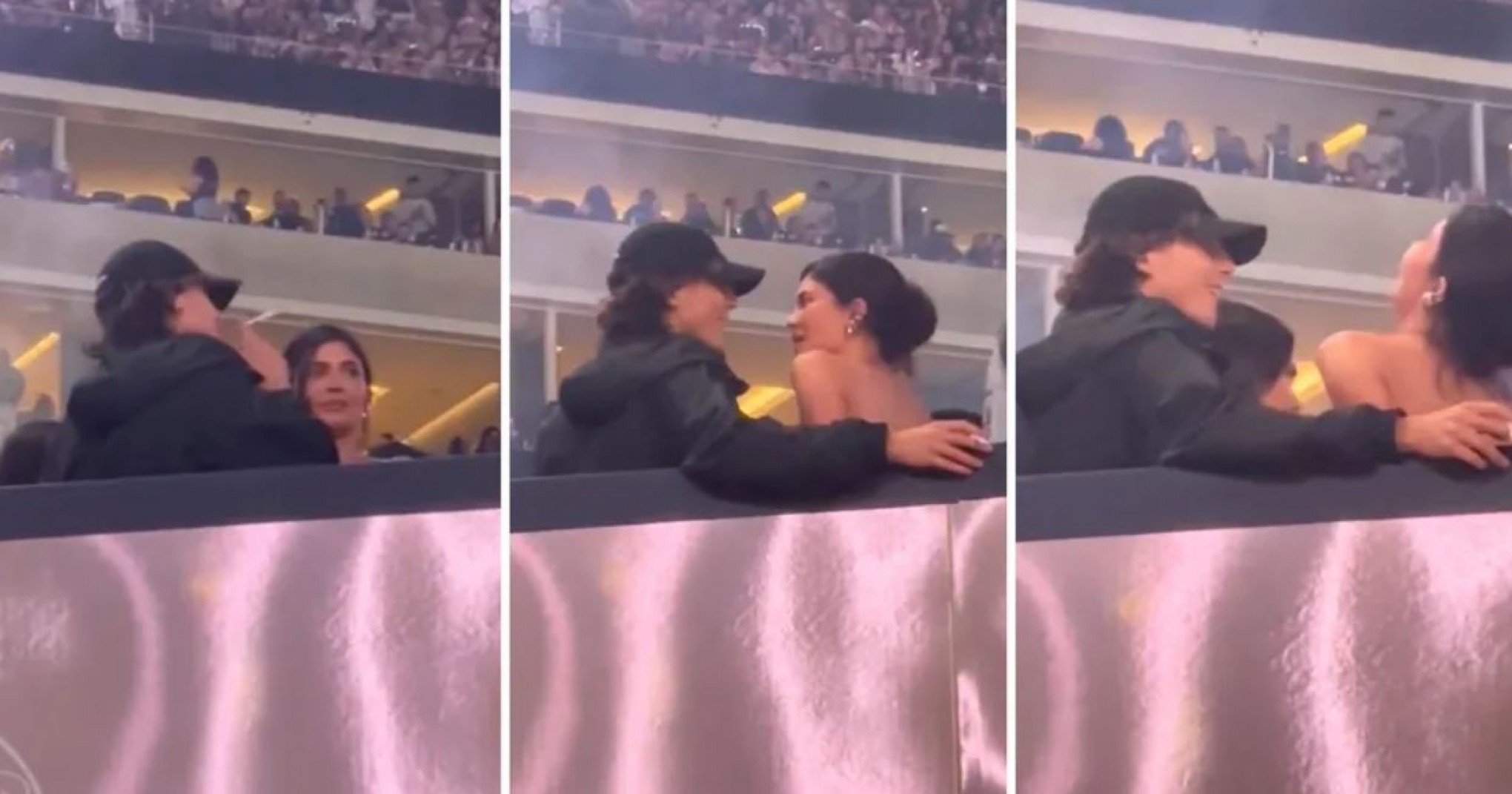 Reataram ou nunca terminaram? Kylie Jenner e Timothée Chalamet são vistos juntos em show
