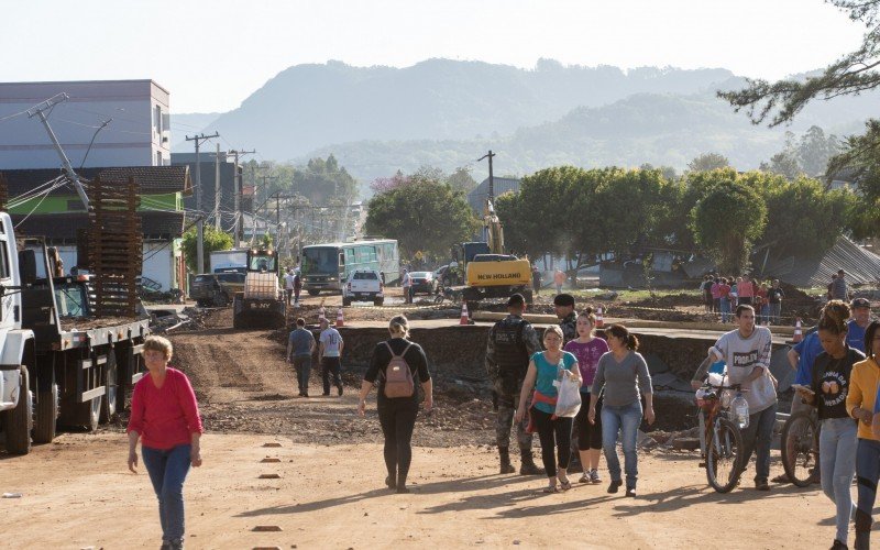 Cenário de destruição em Roca Sales após a cheia histórica do Rio Taquari | Jornal NH