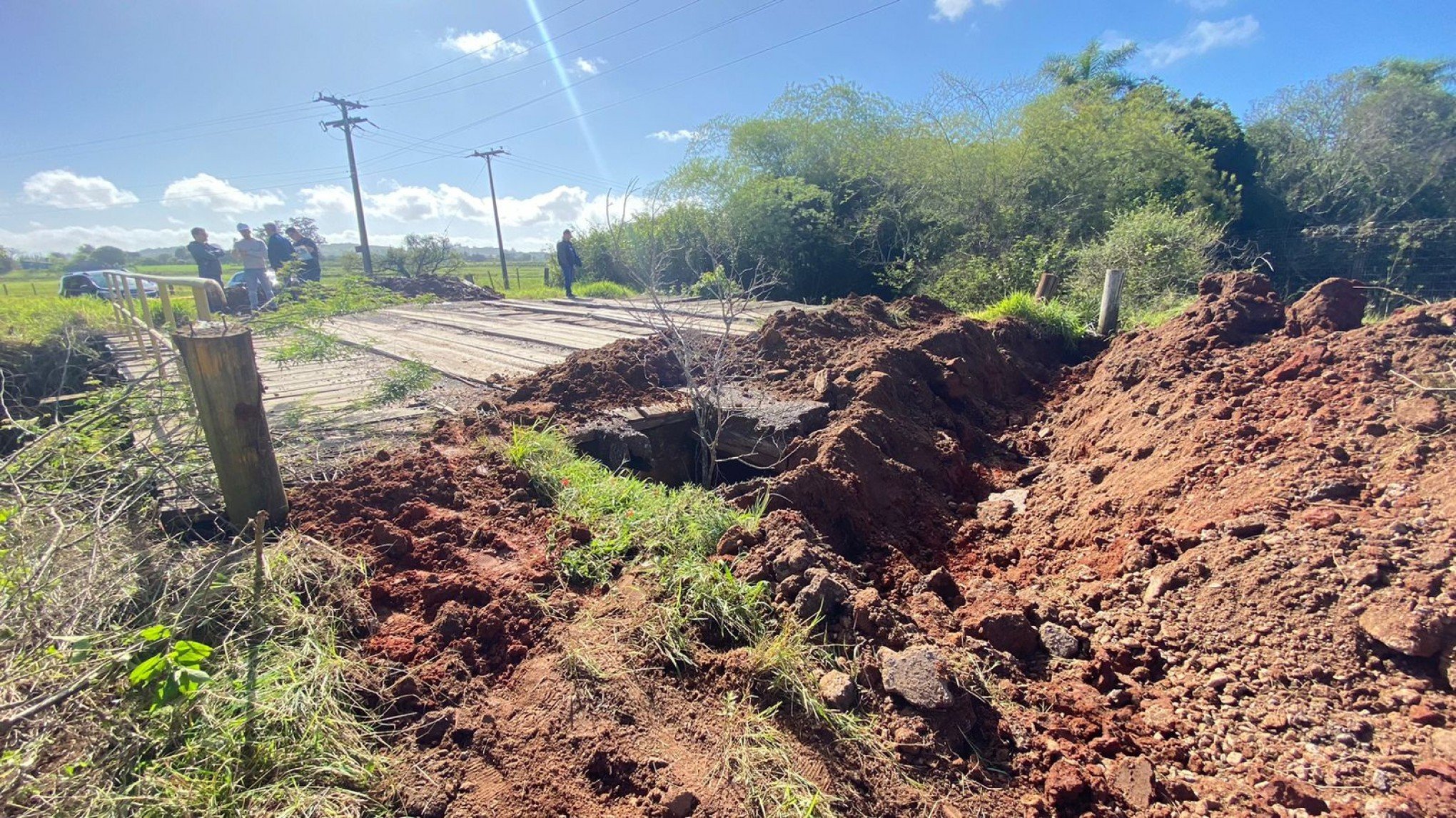 Ponte interditada deve ser reconstruída em dois meses em Portão