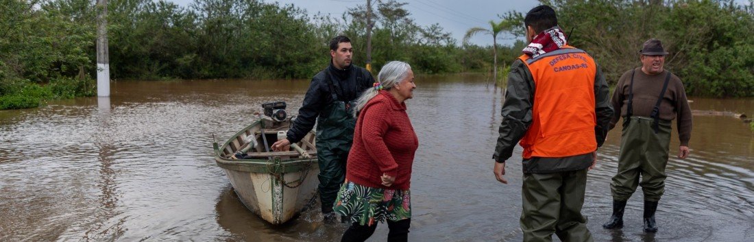 Nível do Rio dos Sinos segue subindo em Canoas