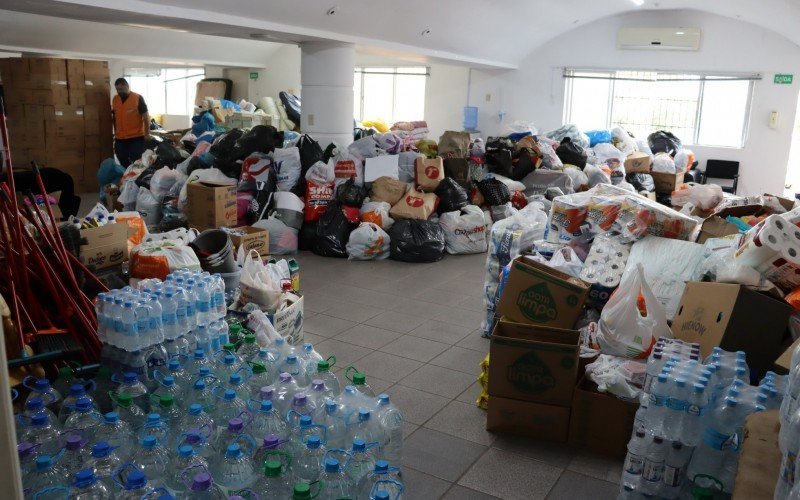 DoaÃ§Ãµes serÃ£o enviadas para as cidades atingidas pelas cheias, especialmente do Vale do Taquari, regiÃ£o mais atingida.
