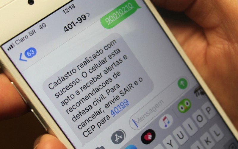 Cadastro SMS para o recebimento de alertas da Defesa Civil Estadual | Jornal NH