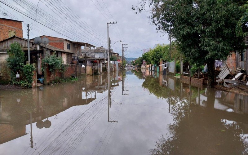 Rua Bruno Werner Storck, bairro Canudos, em Novo Hamburgo