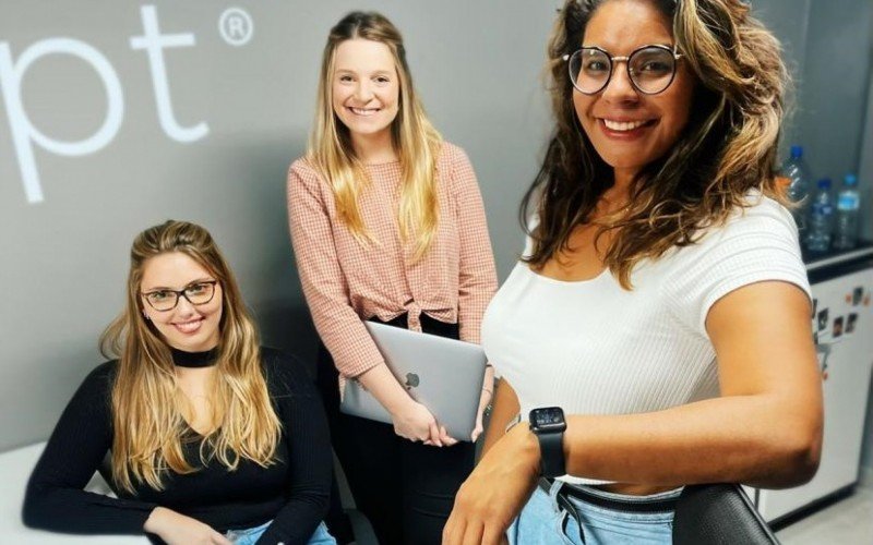 Laura Cunha, Samara Audibert e Carolina Leonel  | Jornal NH