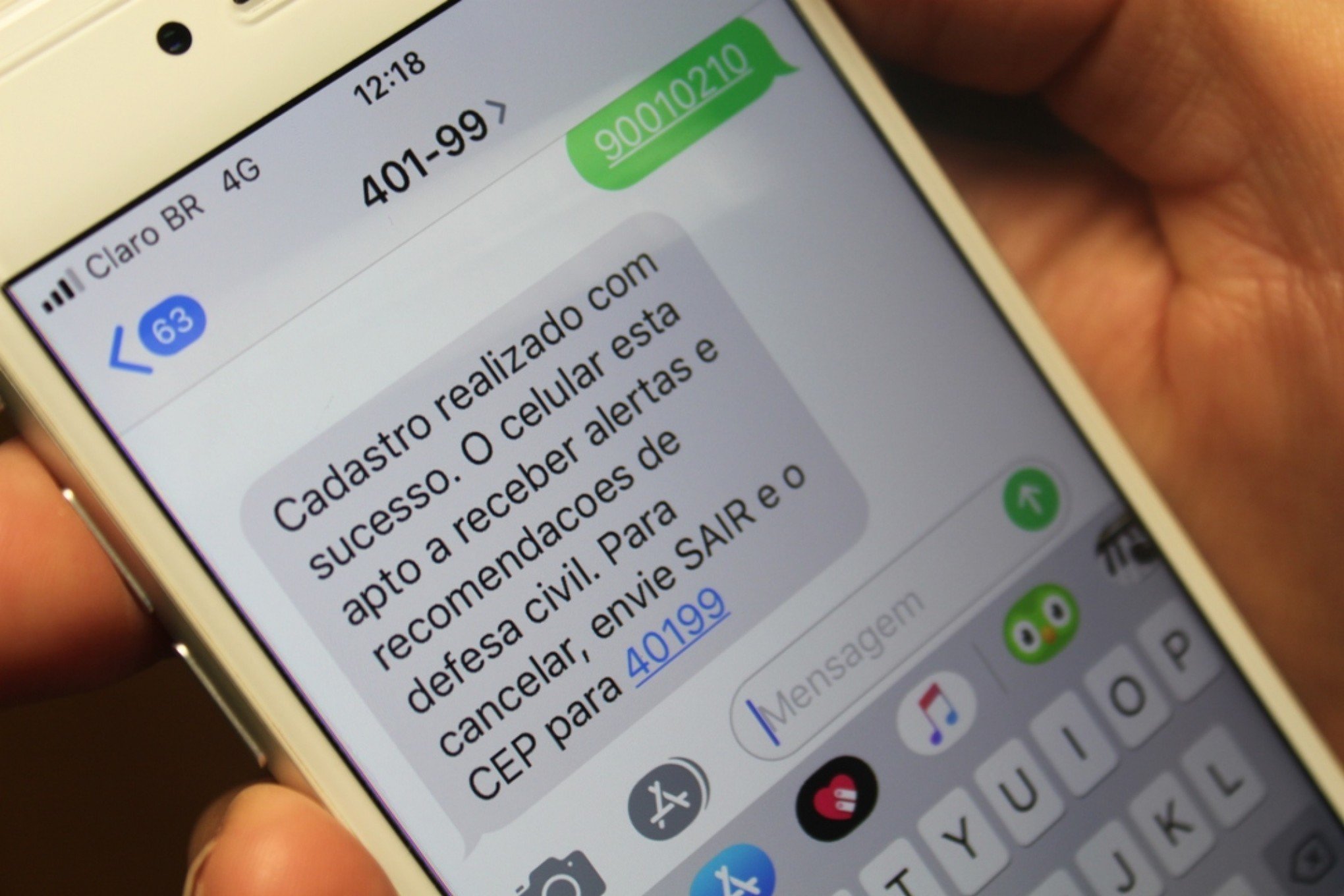 Saiba como receber alertas da Defesa Civil do RS no seu celular