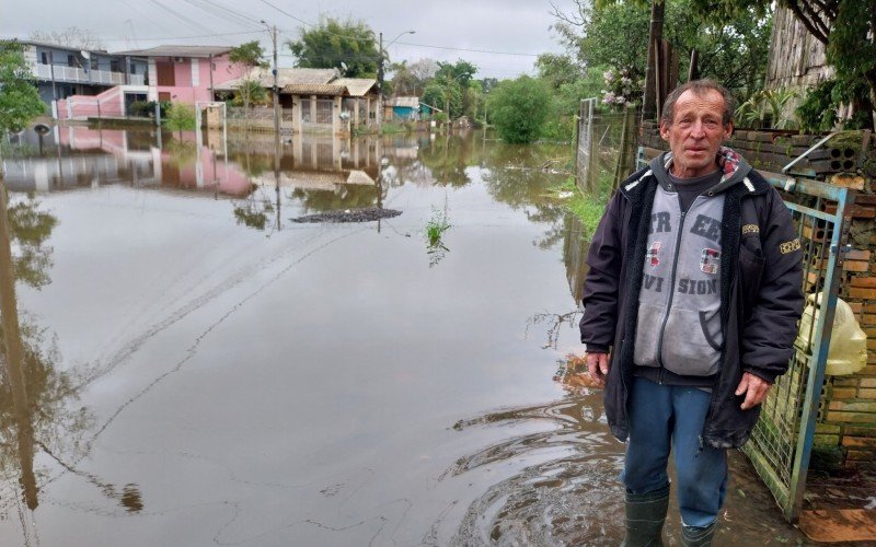 Delmar Schimer, 61 anos, morador da Rua Alcido Mosmar Klein, no Loteamento IntegraÃ§Ã£o