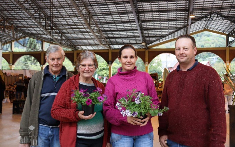 A FamÃ­lia Ademio Bonazzi, Ilga Bonazzi, Karina Vagtinski e Marcelo Vagtinski