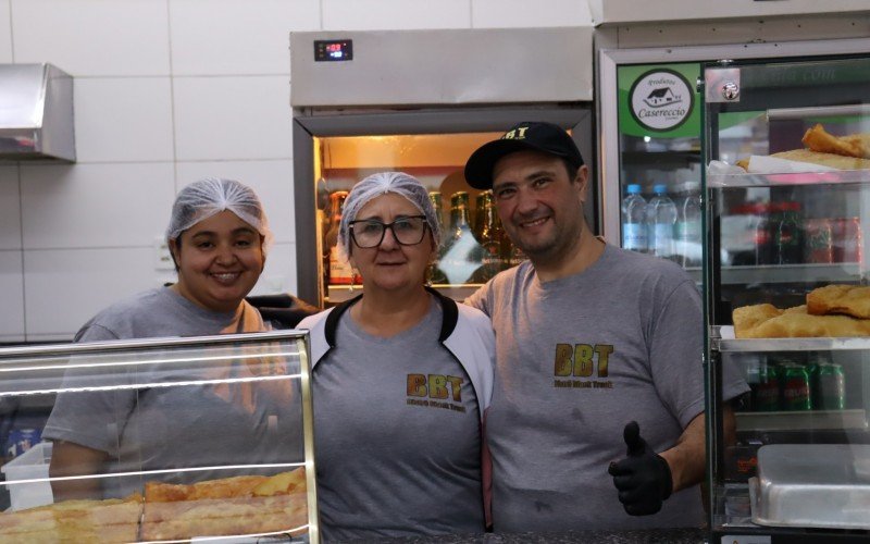 Bruna, Noemia e Tiago Vargas