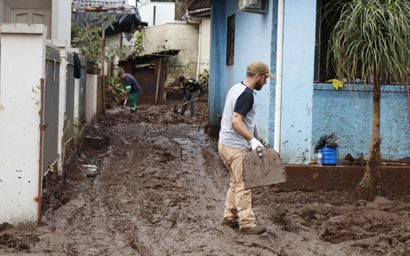 Fotos mostram como estava a cidade de Muçum no último sábado (9)