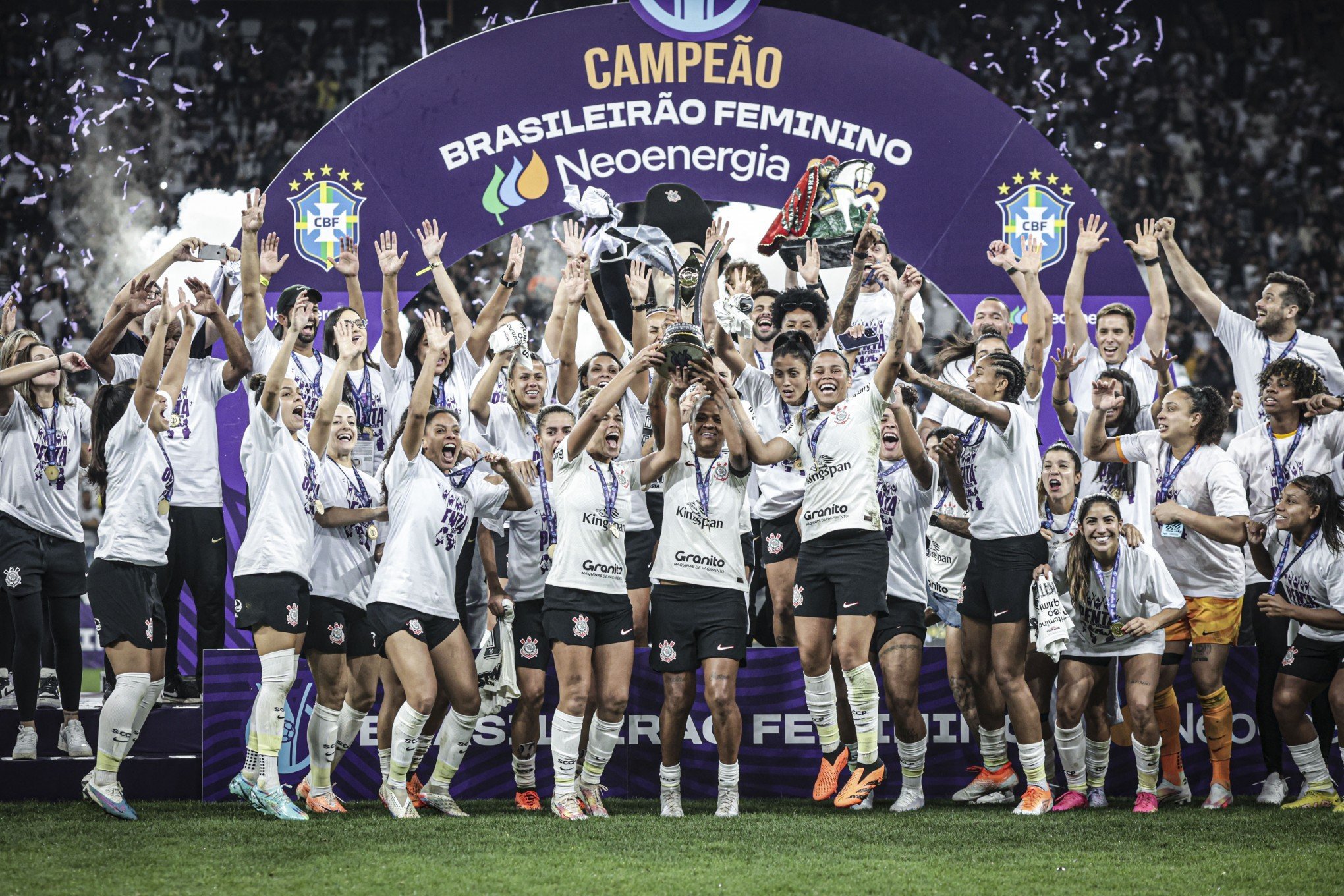 Corinthians se torna o maior campeão do Brasileirão Feminino da