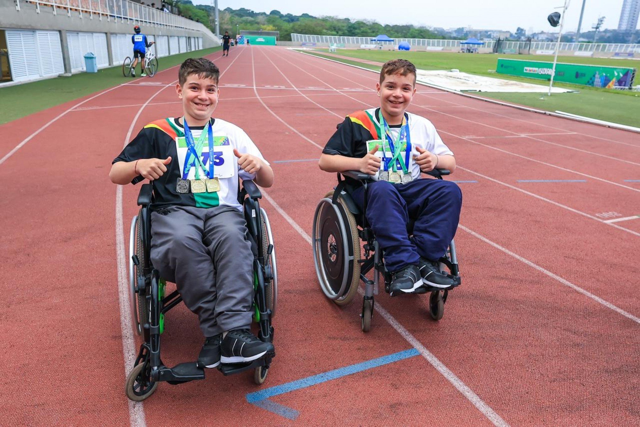 Gêmeos de Ivoti se destacam nas Paralimpíadas em São Paulo