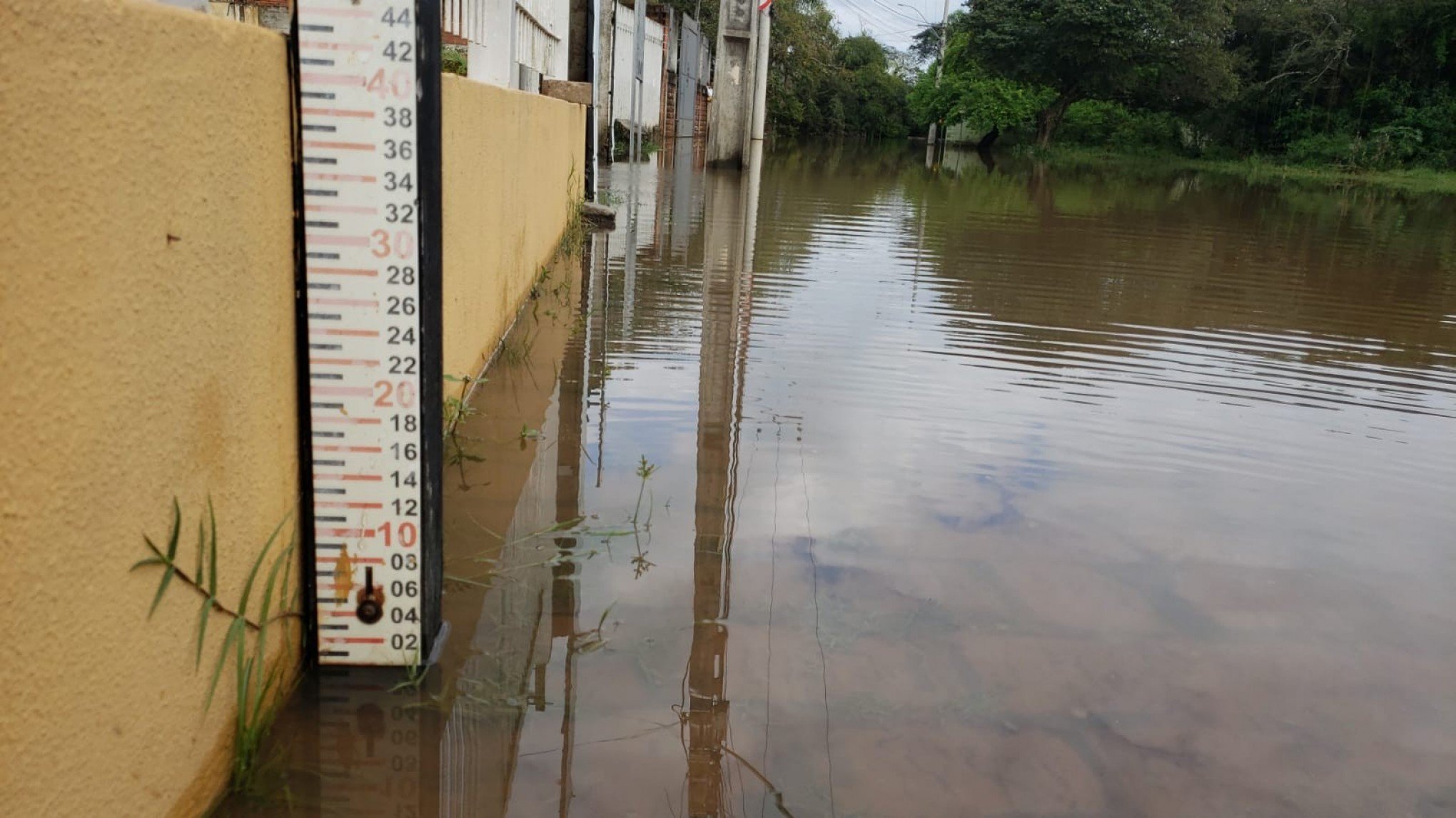 Nível do Rio dos Sinos recuou 16 centímetros nas últimas 24 horas em São Leopoldo