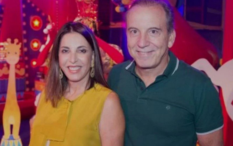 José Bezerra de Menezes Neto, o Binho Bezerra, ao lado da esposa, Luciana | Jornal NH