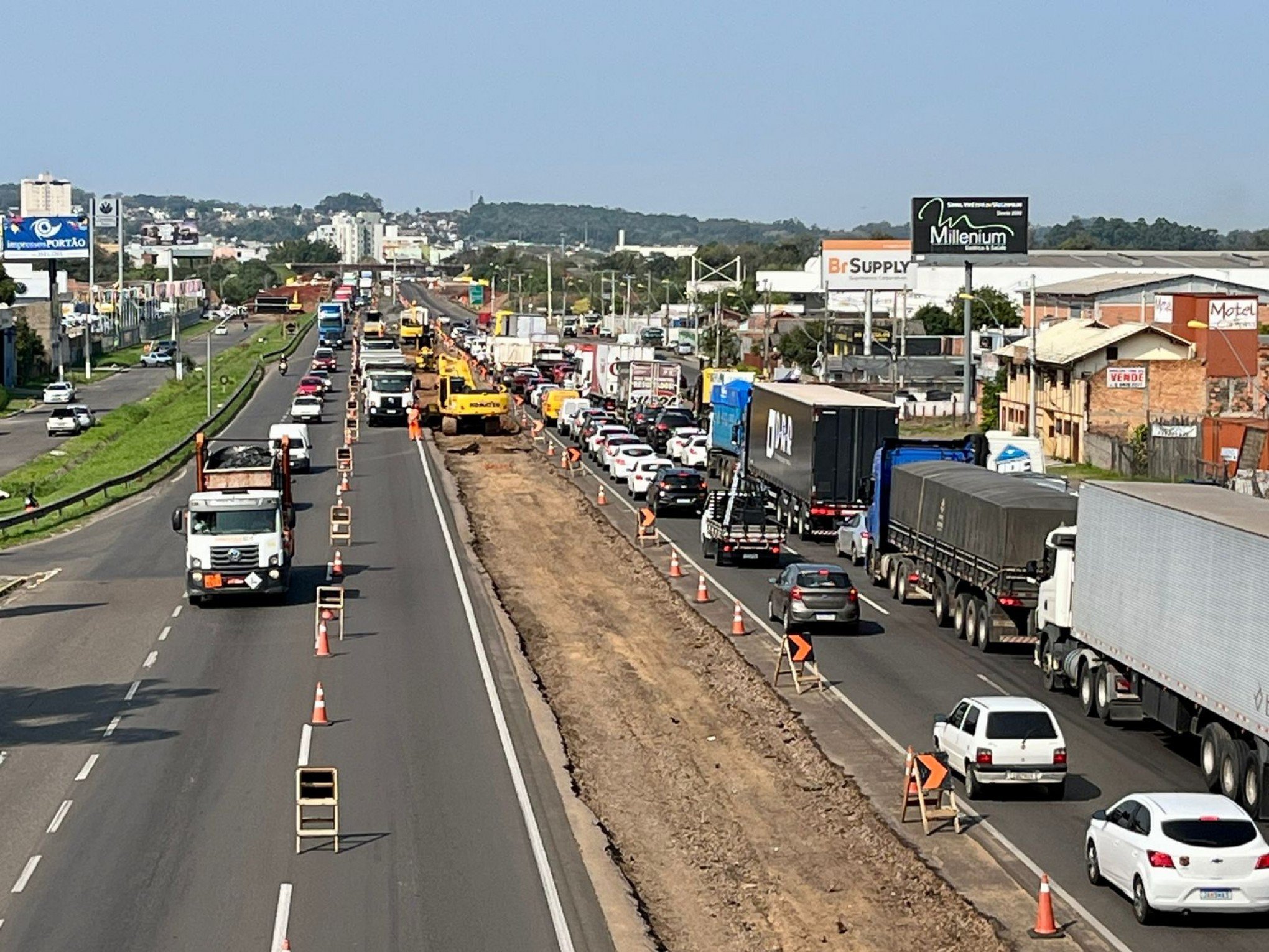 BR-116: Obras alteram o trânsito na rodovia a partir desta segunda-feira